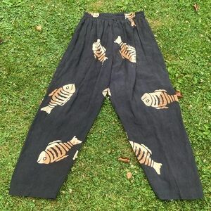 Vintage Boho Beach Pants // Y2K // Festival